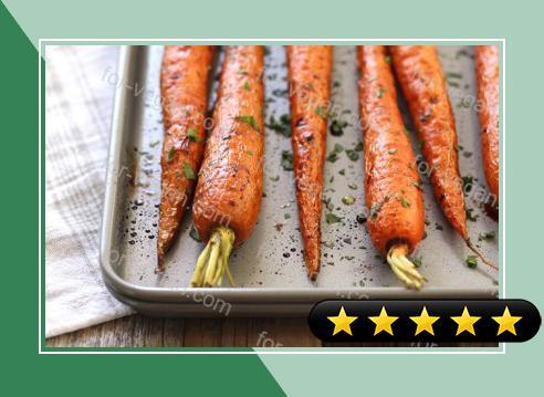 Toaster Oven Roasted Carrots recipe