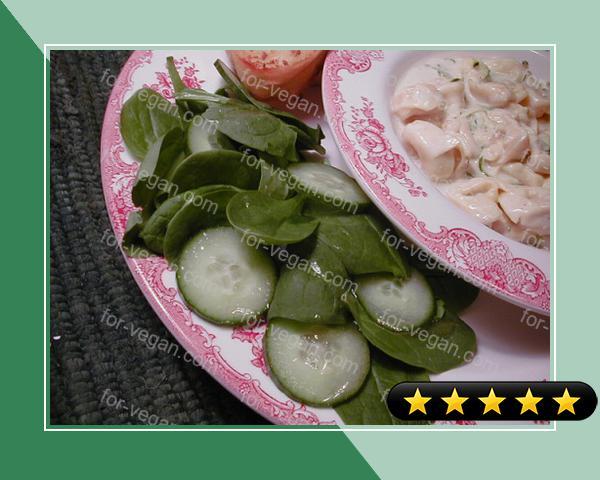 Spinach Cucumber Salad recipe