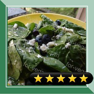 Blueberry Spinach Salad recipe