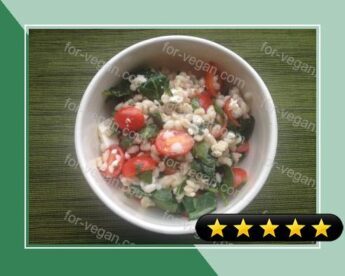 Barley, Tomato and Spinach Salad recipe