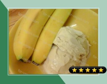 Banana ice cream soft scoop recipe