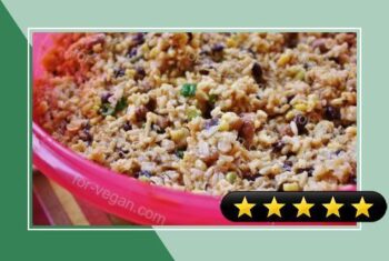 Southwest Rice and Bean Salad with Sweet n Spicy Dressing recipe