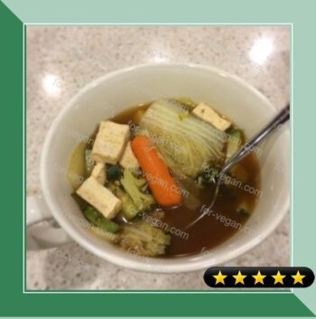 Thai Vegetable Tofu Soup recipe