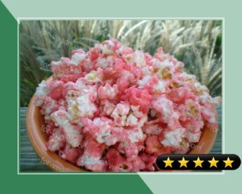 Sweet Pink Popcorn recipe
