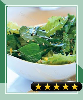 Romaine and Arugula Salad with Toasted Seeds recipe