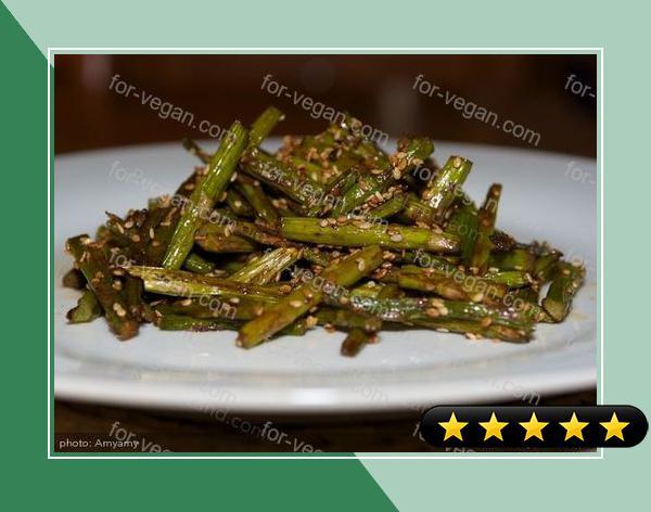 Roasted Sesame Balsamic Asparagus recipe