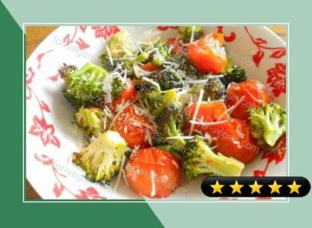 Roasted Broccoli With Cherry Tomatoes recipe