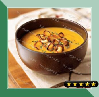 Carrot-Parsnip Soup With Parsnip Chips recipe