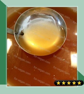 Golden Consomme Soup with Vegetable Off-Cuts recipe