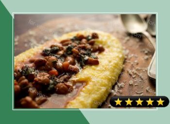 Polenta or Grits With Beans and Chard recipe