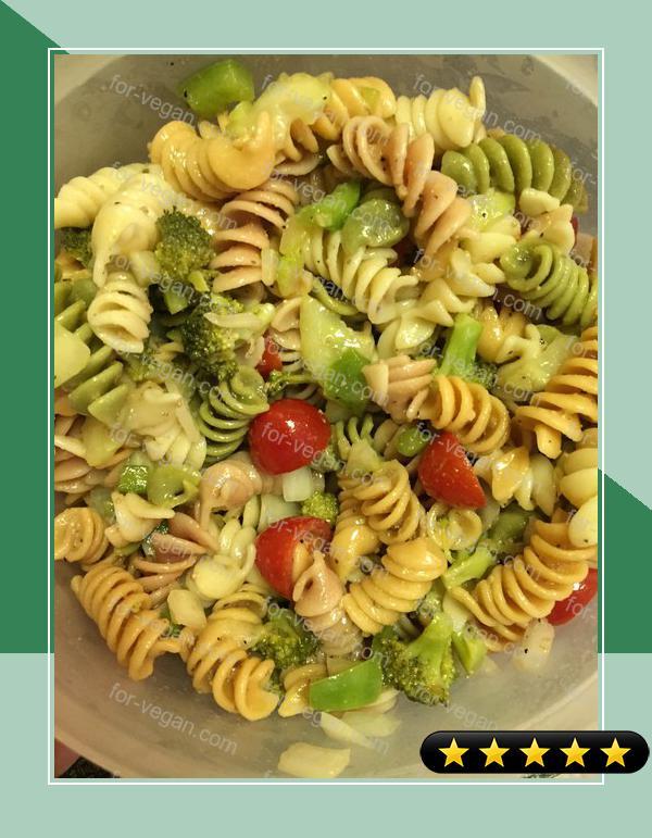 Pasta salad with Veggies recipe