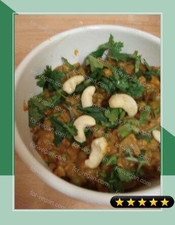 Vegan Friendly Nuts and Mushroom Curry recipe