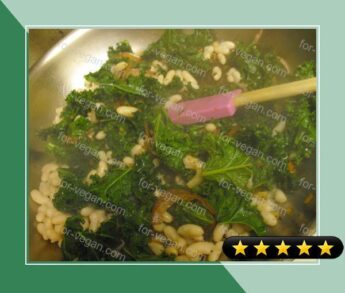 Dark Leafy Greens with Cannellini Beans recipe