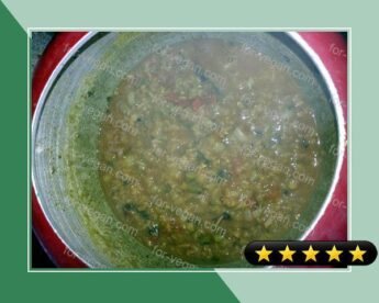 Masoor Dal (Red Lentils in Indian Spices) recipe