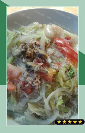 Yum Woon Sen or Grass Noodles Salad recipe