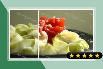 Zucchini "Pasta" with Fresh Tomato Sauce recipe