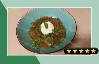 Coconut curry lentils and potatoes recipe