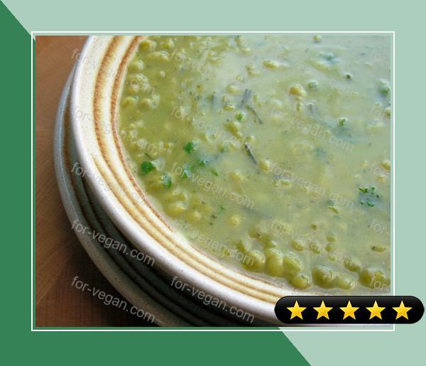 Spinach and Green Pea Soup recipe