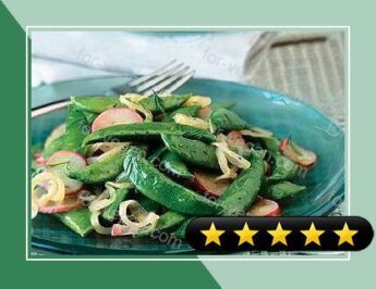 Sauteed Radishes and Sugar Snap Peas with Dill recipe