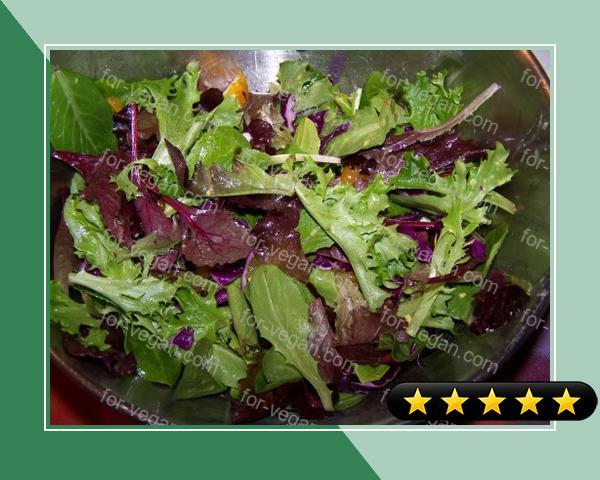 Mixed Green and Mandarin Orange Salad recipe