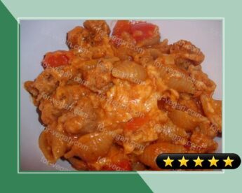 Skillet Macaroni and Tvp Beef (Vegan) recipe
