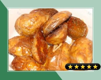 Crisp Garlic Yukon Gold Potatoes recipe