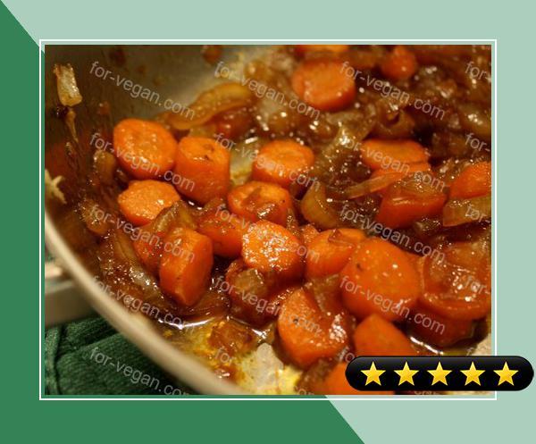 Caramelized Carrot Coins and Onions recipe