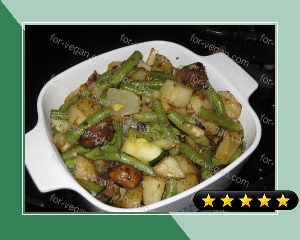 Roasted Potatoes and Green Beans recipe