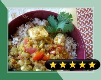 Red Lentil and Tofu Curry recipe