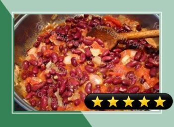 Vegetarian red bean chilli recipe recipe