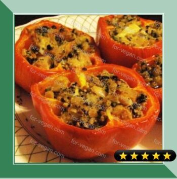 Baked Capsicum (Bell Peppers) recipe
