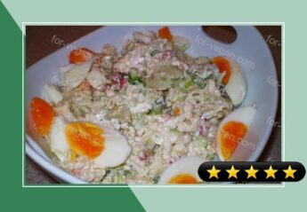 Cauliflower Salad Made Like Potato Salad (Low Carb) recipe