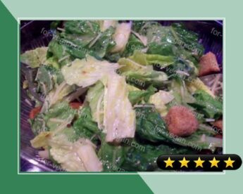 Caesar Salad-No Anchovies, No Eggs recipe