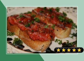 Grilled Tomato Crustini recipe