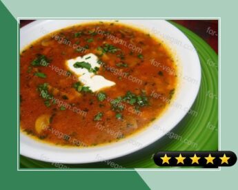 Tomato Mushroom Soup recipe