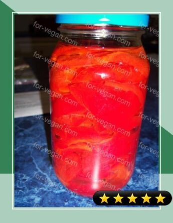 Roasted Red Capsicum recipe