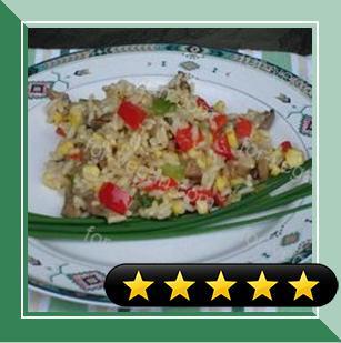 Roasted Corn and Basmati Rice Salad recipe