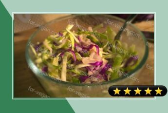 Hot Sweet and Sour Sauerkraut and Cabbage Salad recipe