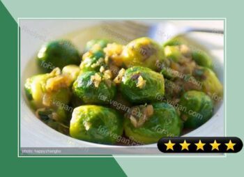 Thyme Braised Brussels Sprouts recipe
