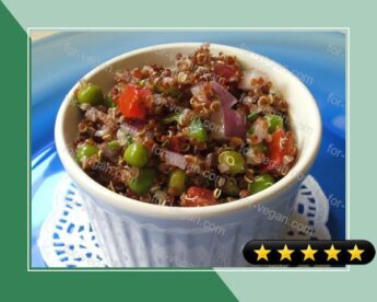 Red Quinoa Salad with Lemon Vinaigrette recipe
