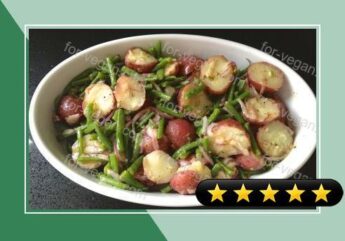 Warm Potato, Green Bean & Red Onion Salad recipe