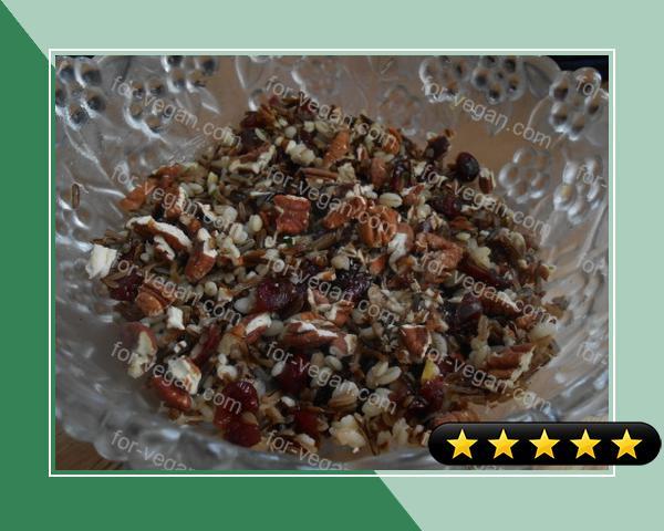 Barley, Wild Rice, and Cranberry Pilaf recipe