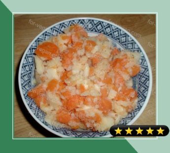Mashed Parsnips and Carrots recipe