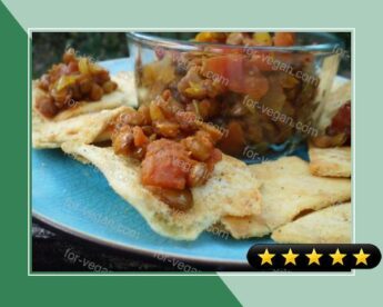 Pita Chips Filled With Spiced Lentils recipe