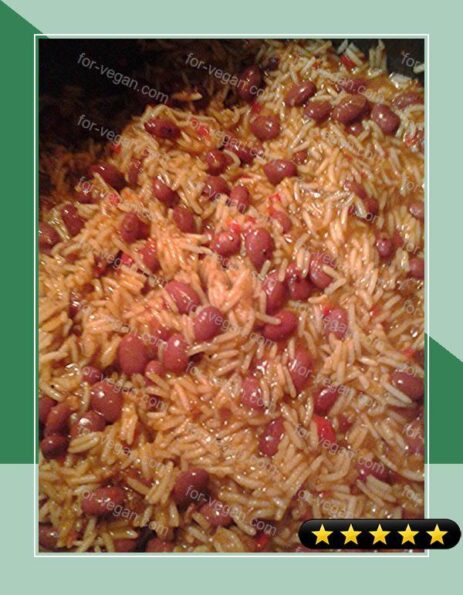 Basmati rice with red beans recipe