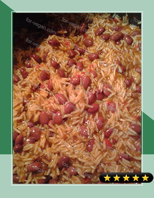 Basmati rice with red beans recipe