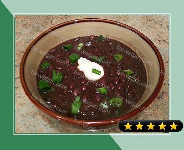 Veggie Black Bean Soup recipe