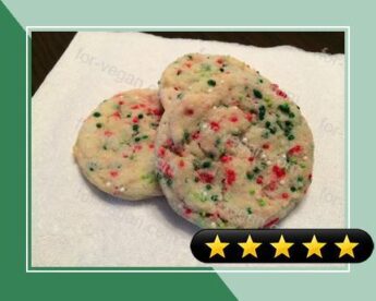 Funfetti Christmas Cookies (Egg-Free) recipe