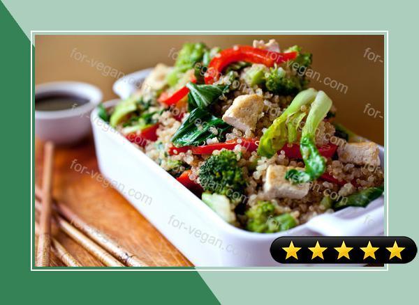 Stir-Fried Quinoa With Vegetables and Tofu recipe