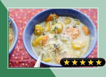 Sweet Potato, Lentil & Rice Soup recipe